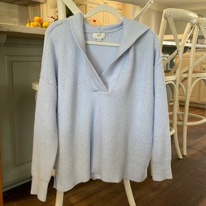 Aerie waffle sweater hoodie